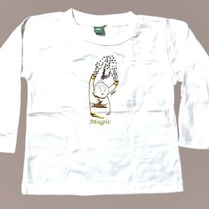 NWOT Precious Cargo Magic Long Sleeve Graphic T-Shirt White Toddler 2T, 3T
